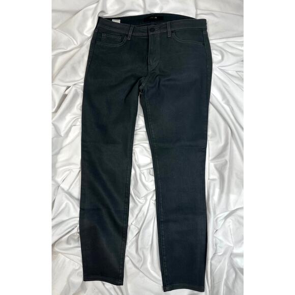 Joes Jeans Straight Leg Finished Cuffs Logo Back Pocket Black 31 - Picture 6 of 14